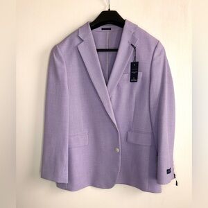 NWT Stafford Sport Coat Mens 46 S Lilac Purple Blazer Seasonal Textures $168